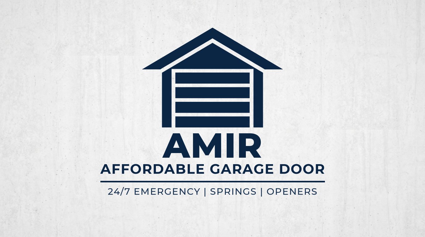 Amir Affordable Garage Door Logo